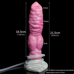PINKALIEN Gode éjaculateur monster Tulki 18 x 4.6cm